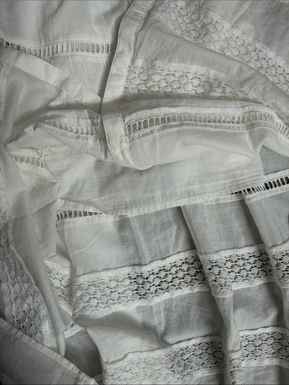 NWT GAP Eyelet Lace Button-Front Midi Dress Size XS - Picture 5 of 5
